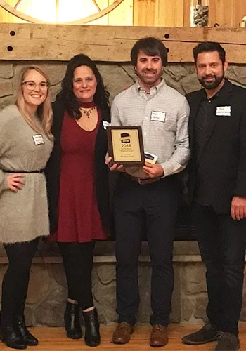Doctors accepting the Best Chiropractor award